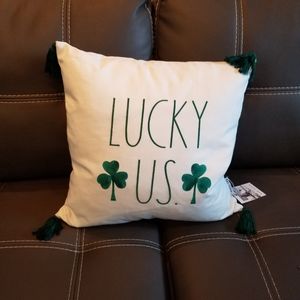 Rae Dunn Lucky us Pillow